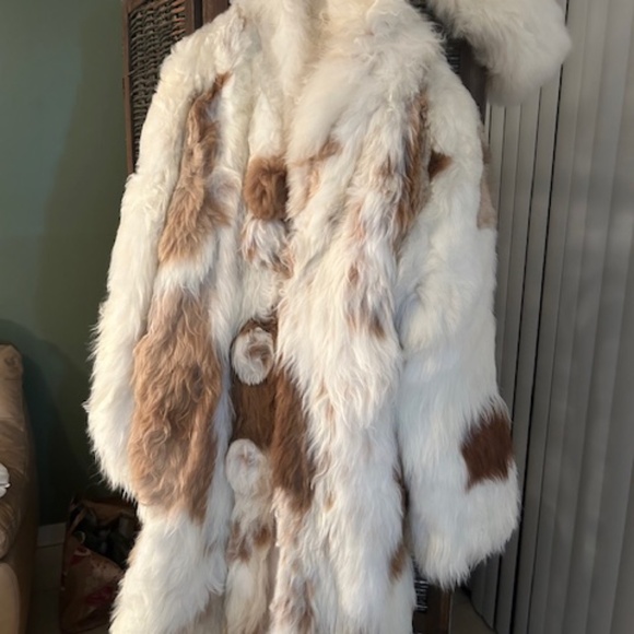 Genuine Alpaca Fur Coat